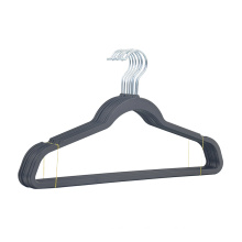 Cheap Black Plastic Hangers space saving thin clothing hanger plastic for wholesale